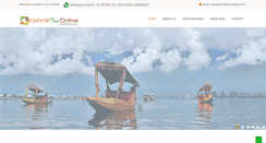 Desktop Screenshot of kashmirtouronline.com